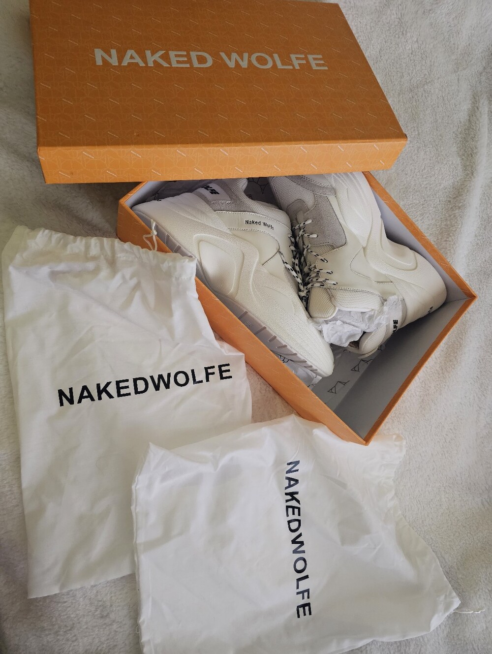 New In Box Naked Wolfe Track Sneakers, Size 11